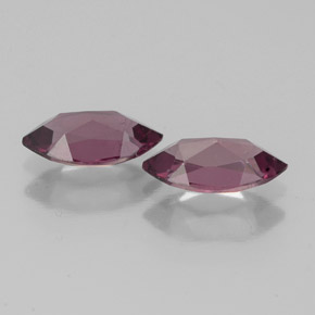 Pedras preciosas de granada rodolita vermelho natural de  ct, marquise, VS