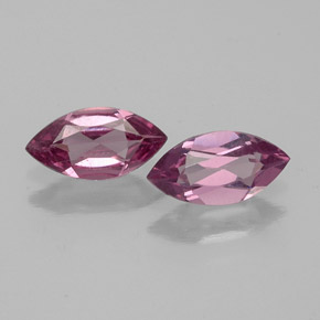 Pedras preciosas de granada rodolita vermelho natural de  ct, marquise, VS