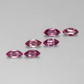 Pedras preciosas de granada rodolita violeta natural de  ct, marquise, VVS-VS