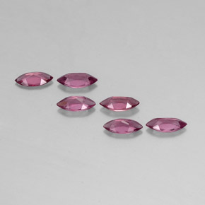 Pedras preciosas de granada rodolita violeta natural de  ct, marquise, VVS-VS