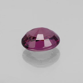 Granada rodolita roxo natural 1,96ct, corte oval, VS