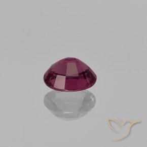 rodolita granada Roxo profundo Natural 1.37ct, oval, VS