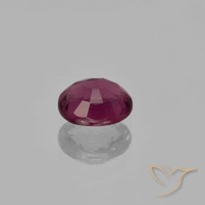rodolita granada Roxo médio-escuro Natural 1.37ct, oval, VS