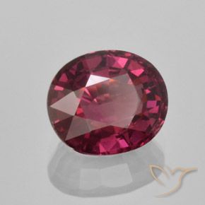 rodolita granada roxo médio Natural 1.86ct, oval, VS