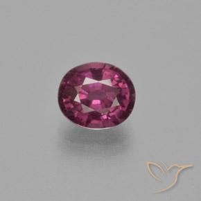 1.71ct Natural Vermelho Rapberry rodolita granada, oval, VS