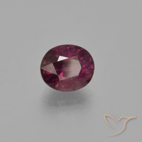 rodolita granada Roxo escuro Natural 2.06ct, oval, VS