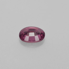 Rodolita Granada framboesa vermelha Natural 2.50ct, Corte Oval, VS