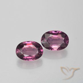 1.95ctw Natural Uva rodolita granada, oval, VS, Photo A