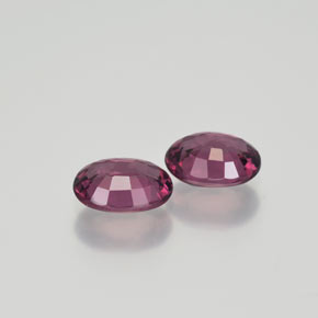 Pedras preciosas de Granada Rodolita Magenta-Rosa natural de 1,88 ct, Corte Oval, VS