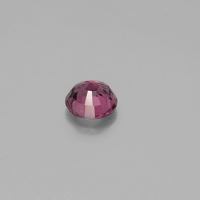 Granada rodolita vermelho natural 0,85ct, corte redondo, VS