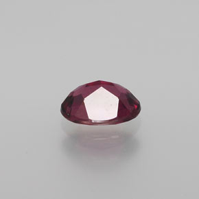 Granada rodolita vermelho natural 1,09ct, corte oval, VS