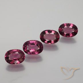 4.49ctw Natural Roxo escuro rodolita granada, oval, VVS-VS