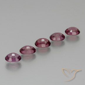 Pedras preciosas de rodolita granada Magenta-Rosa natural de 5.74 ct, oval, VVS-VS