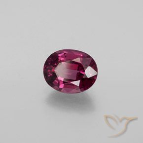 rodolita granada framboesa vermelha Natural 2.05ct, oval, VS