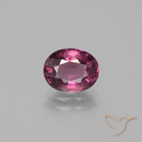 2.19ct Natural Roxo médio-escuro rodolita granada, oval, VS