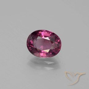 rodolita granada Roxo médio-escuro Natural 2.19ct, oval, VS
