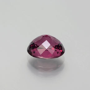 Granada rodolita vermelho natural 2,36ct, corte oval, VVS-VS