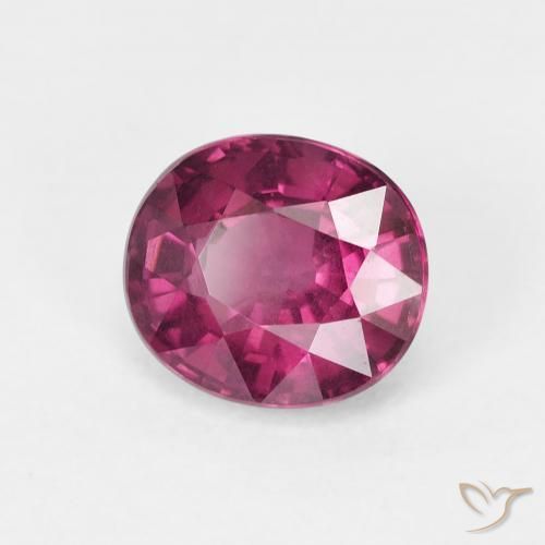rodolita granada roxo médio Natural 1.82ct, oval, VS