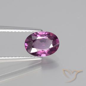 rodolita granada roxo médio Natural 1.38ct, oval, VS
