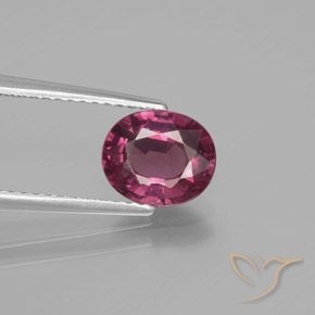 1.64ct Natural Magenta-Rosa rodolita granada, oval, VS