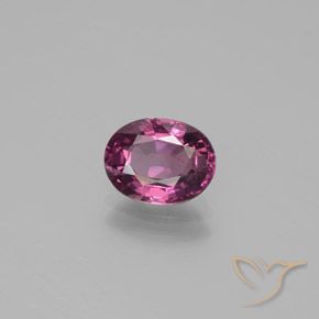 rodolita granada Rosa Profundo Baga Roxo Natural 1.40ct, oval, VS