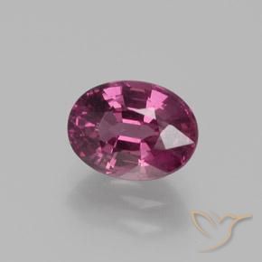 rodolita granada Vermelho Rapberry Natural 1.87ct, oval, VS