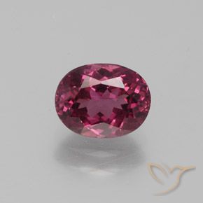 1,43 quilates Rodolita Corte Oval Garnet, 7,3 x 5,7 mm De Moçambique, Photo A
