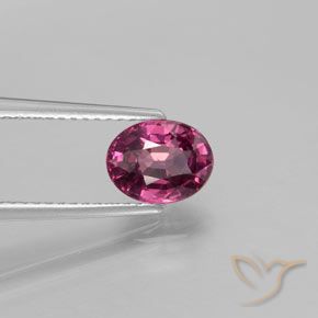 rodolita granada roxo médio Natural 1.50ct, oval, VS