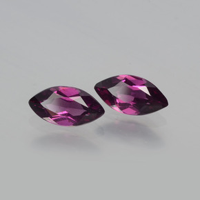 Pedras preciosas de granada rodolita vermelho natural de  ct, marquise, VS