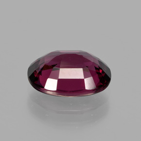 Granada rodolita vermelho framboesa natural 2,59ct, corte oval, VVS-VS