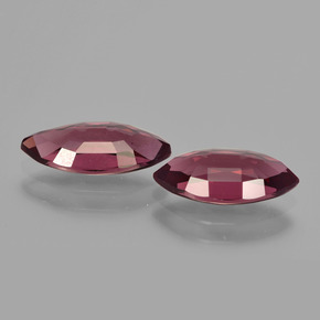 Pedras preciosas de Rodolita Granada framboesa vermelha natural de  ct, Marquesa, VVS-VS