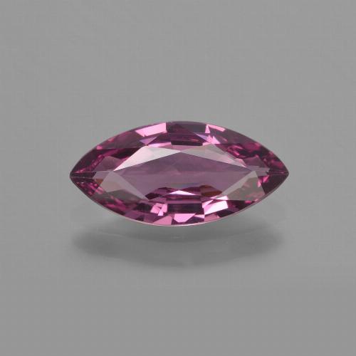 Granada rodolita roxo natural 1,29ct, marquise, VVS-VS