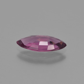 Granada rodolita roxo natural 1,29ct, marquise, VVS-VS
