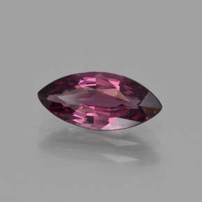 Granada rodolita vermelho natural 1,53ct, marquise, VS
