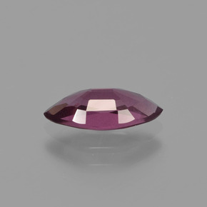 Granada rodolita rapberry vermelho roxo natural 1,22ct, marquise, VS