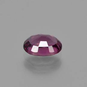 Granada rodolita roxo natural 1,14ct, corte oval, VVS-VS