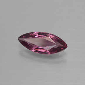 Granada rodolita vermelho natural 1,16ct, marquise, VS