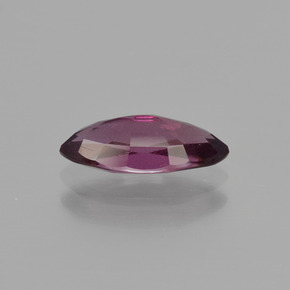 Granada rodolita roxo natural 1,28ct, marquise, VS