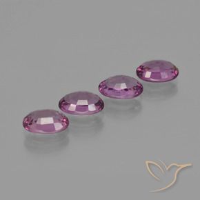 Pedras preciosas de rodolita granada sangria natural de 4.06 ct, oval, VS