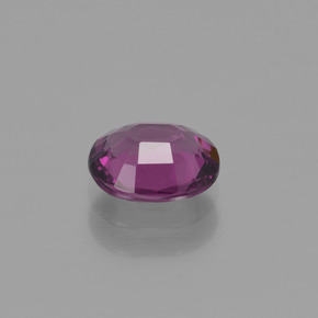Granada rodolita vermelho natural 1,05ct, corte oval, VS