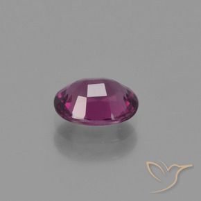 Granada rodolita roxo natural 1,03ct, corte oval, VS