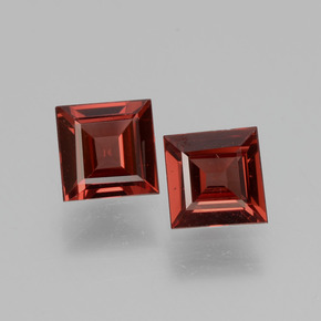 Pedras preciosas de Rodolita Granada rosa rosa natural de 1.17 ct, Quadrado, VS