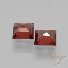 Pedras preciosas de rodolita granada Vermelho escuro natural de 1.43 ct, Quadrado, VS