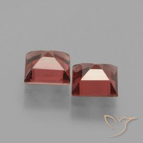 Pedras preciosas de rodolita granada Vermelho escuro natural de 1.54 ct, Quadrado, VS