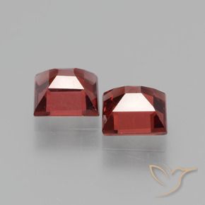 Pedras preciosas de rodolita granada Vermelho escuro natural de 1.55 ct, Quadrado, VS