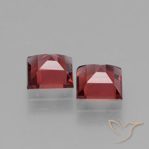 Pedras preciosas de rodolita granada Vermelho rosado natural de 1.48 ct, Quadrado, VS