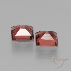 Pedras preciosas de rodolita granada Vermelho escuro natural de 1.53 ct, Quadrado, VS