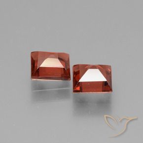 Pedras preciosas de rodolita granada Vermelho escuro natural de 1.45 ct, Quadrado, VS