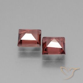Pedras preciosas de rodolita granada Luz vermelha natural de 1.58 ct, Quadrado, VS