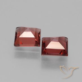 Pedras preciosas de rodolita granada Vermelho escuro natural de 1.47 ct, Quadrado, VS